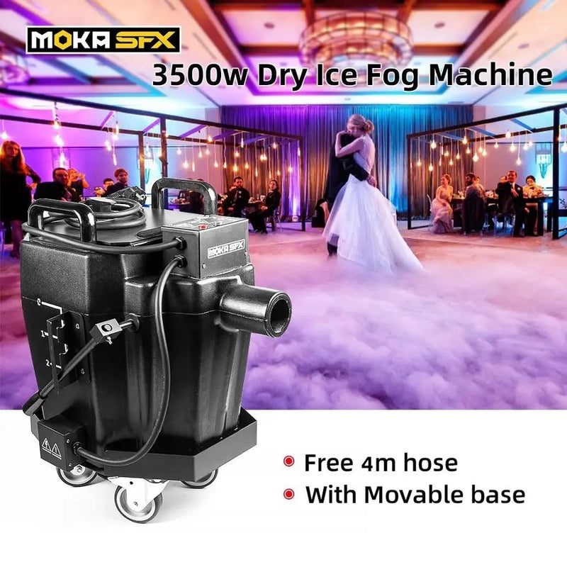 MOKA SFX H-D6000 6000W Dmx/Remote Dry Ice Fog machine