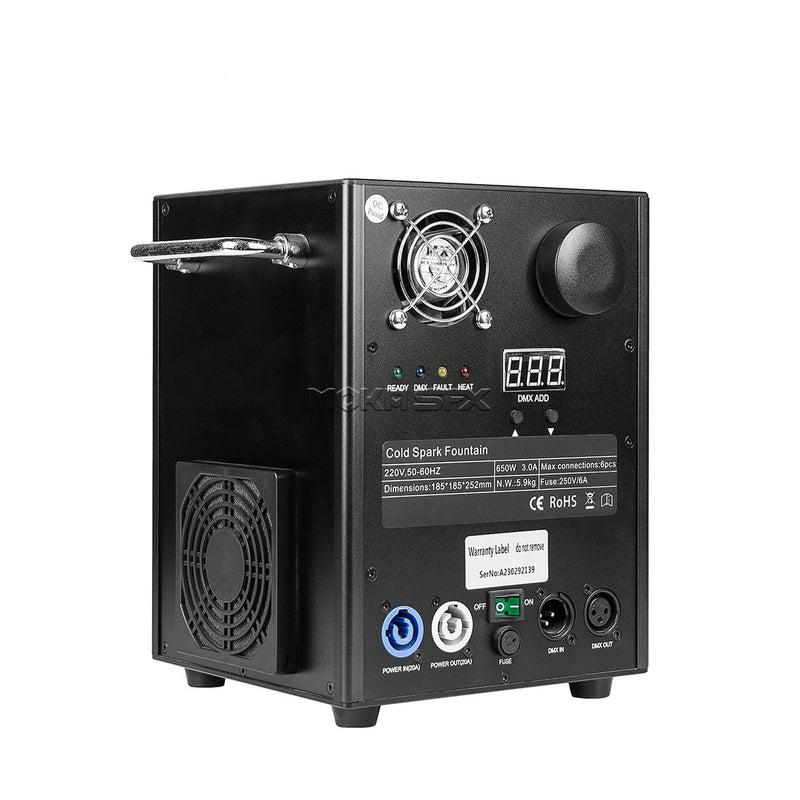 Máquina de chispas frías MOKA SFX MK-E11 750W (negro)