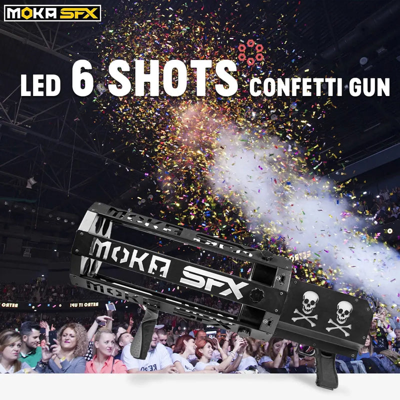 MOKA SFX MK-CN15 6-shot Led Confetti Blaster Gun