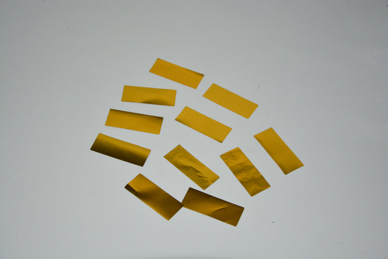 MOKA SFX  Gold metallic confetti for Confetti Machine