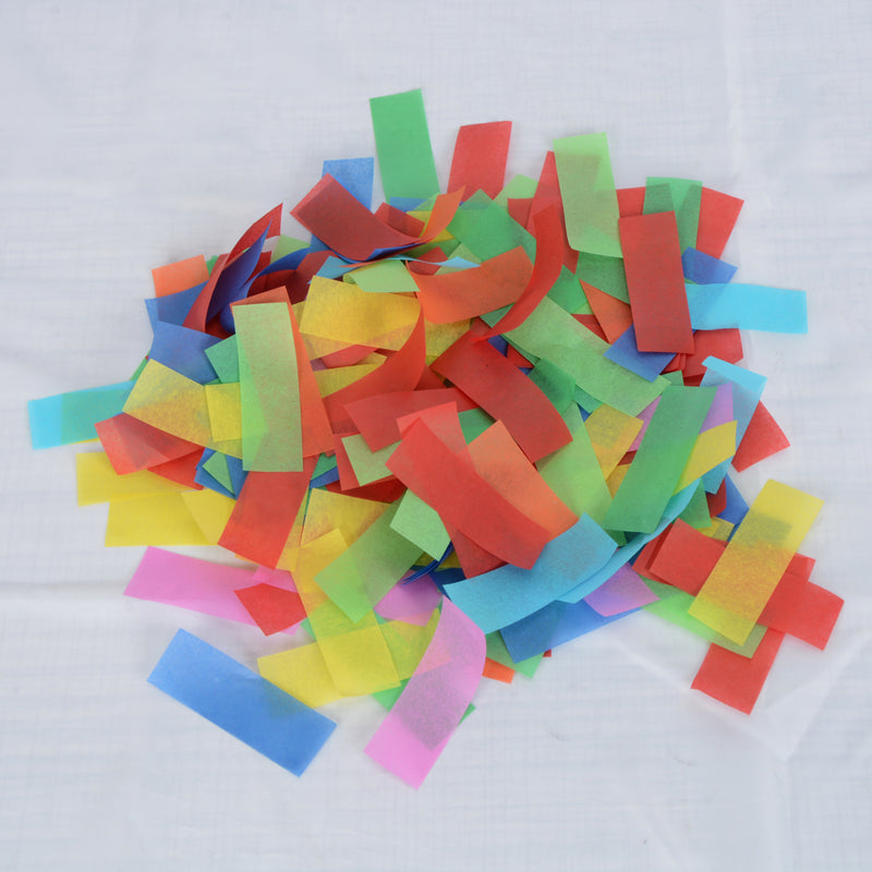 MOKA SFX Flame Retardant Colored Confetti Bio-Degradable for Confetti Machine