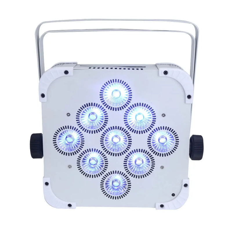 MOKA SFX P-03 Battery Wireless 9*18w Rgbwa+uv 6 in 1 White Led Par Cans