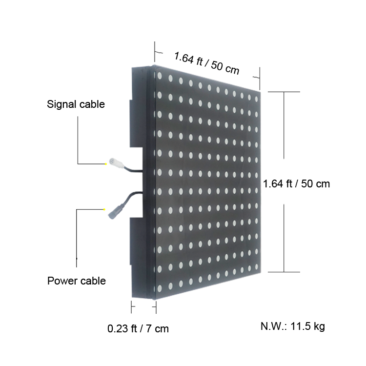 MOKA SFX MK-LD04C 144 (12*12) Pixel Digital Induction Interactive LED Dance Floor Tiles