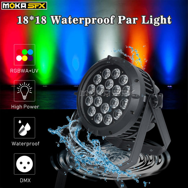 MOKA SFX P-13 18*18w 6 In 1 RGBWA+UV Waterproof Par Light