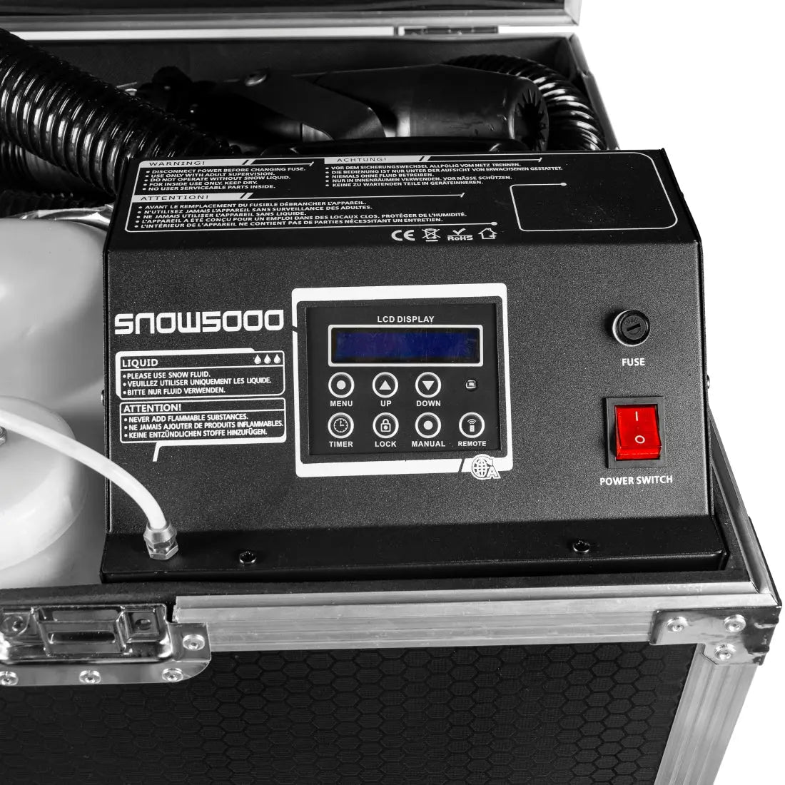 MOKA SFX MK-S04 1500W DMX512 and Manual Control Big Snow Machine MOKA SFX