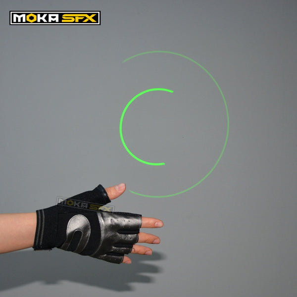 Green Laser Robot Gloves for nightclub and party