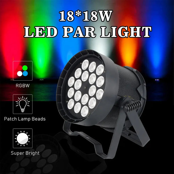 MOKA SFX P-14 18*18w RGBWA/UV 6 in1 Led Super Bright Mute Par Light