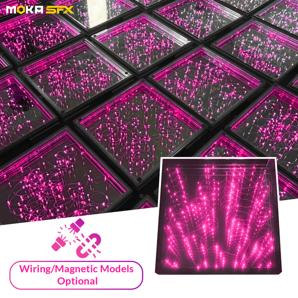 MOKA SFX MK-LD01A Espejo magnético 3D Cielo estrellado RGB Led Pista de baile