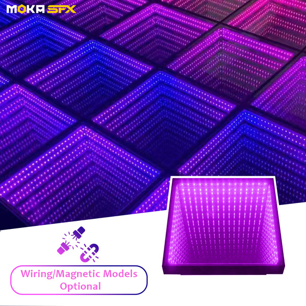 MOKA SFX MK-LD03 Mirror Infinite Abyss Magnet 3D LED Dance Floor