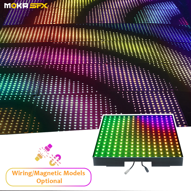 MOKA SFX MK-LD04D  (15*15) 225pcs Pixel LED Video Digital Wedding Disco Dj Dance Floor