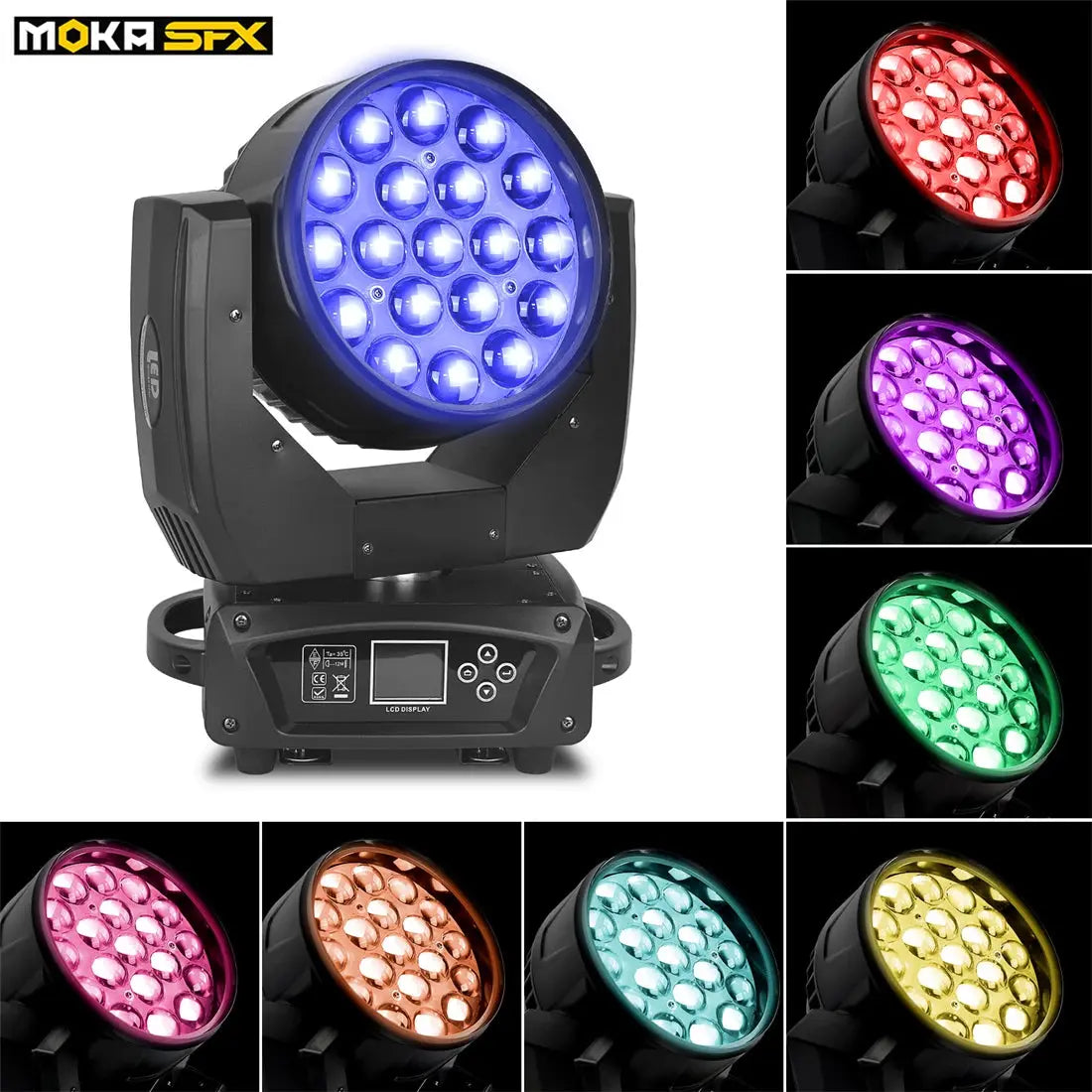 MOKA SFX  EPL 1915 Led Moving Head Wash Light MOKA SFX