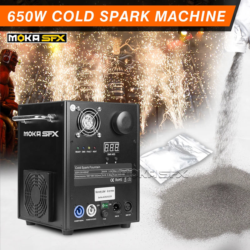MOKA SFX MK-E15 MINI 650W Cold Spark Machine