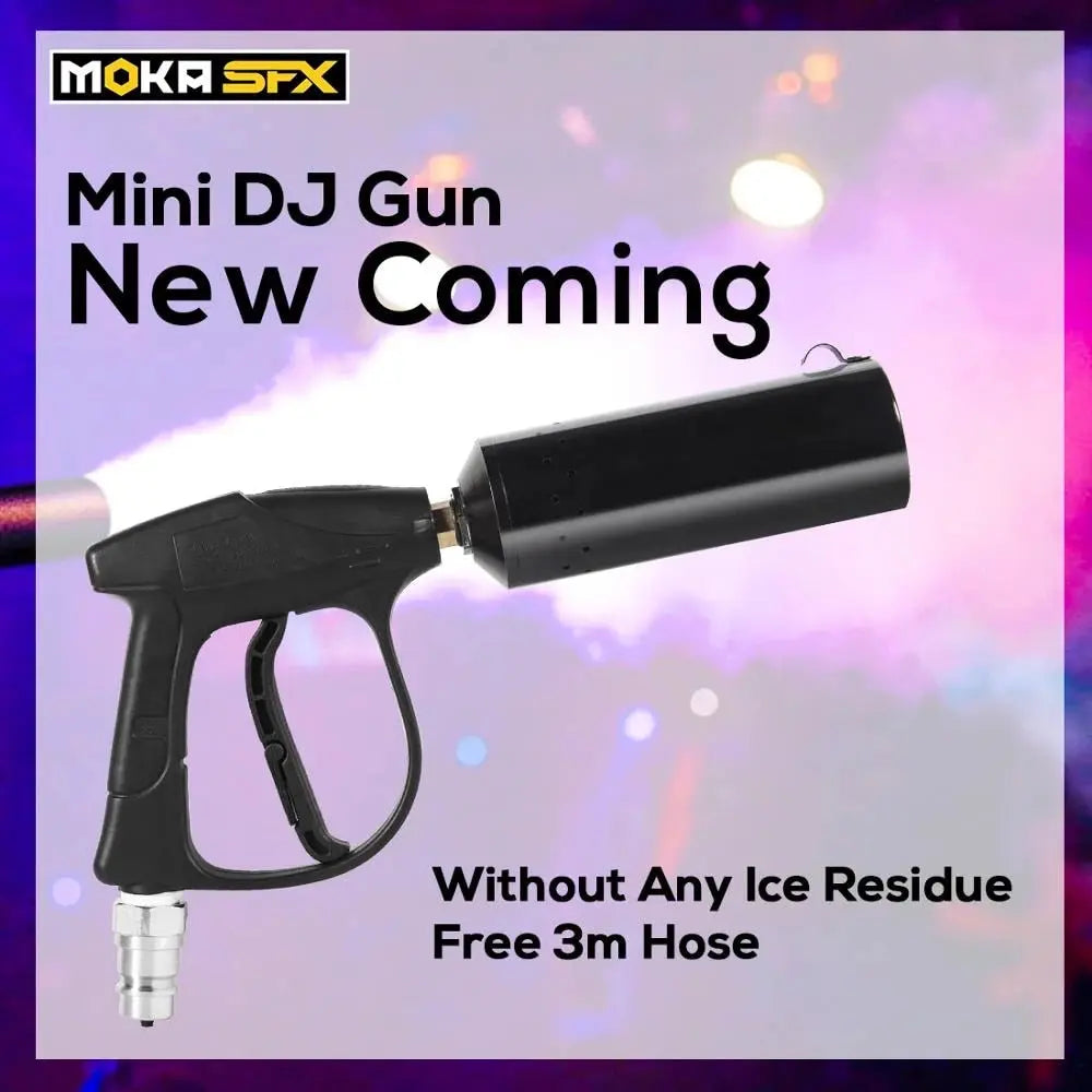 MOKA SFX MK-C08 New Portable No Ice Residue Mini Co2 Fog Gun MOKA SFX