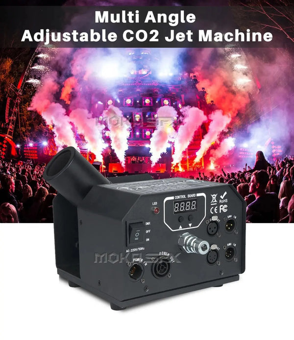 MOKA SFX H-C02 Powerful 180 Degree Adjustable No Ice Co2 Jet Machine MOKA SFX