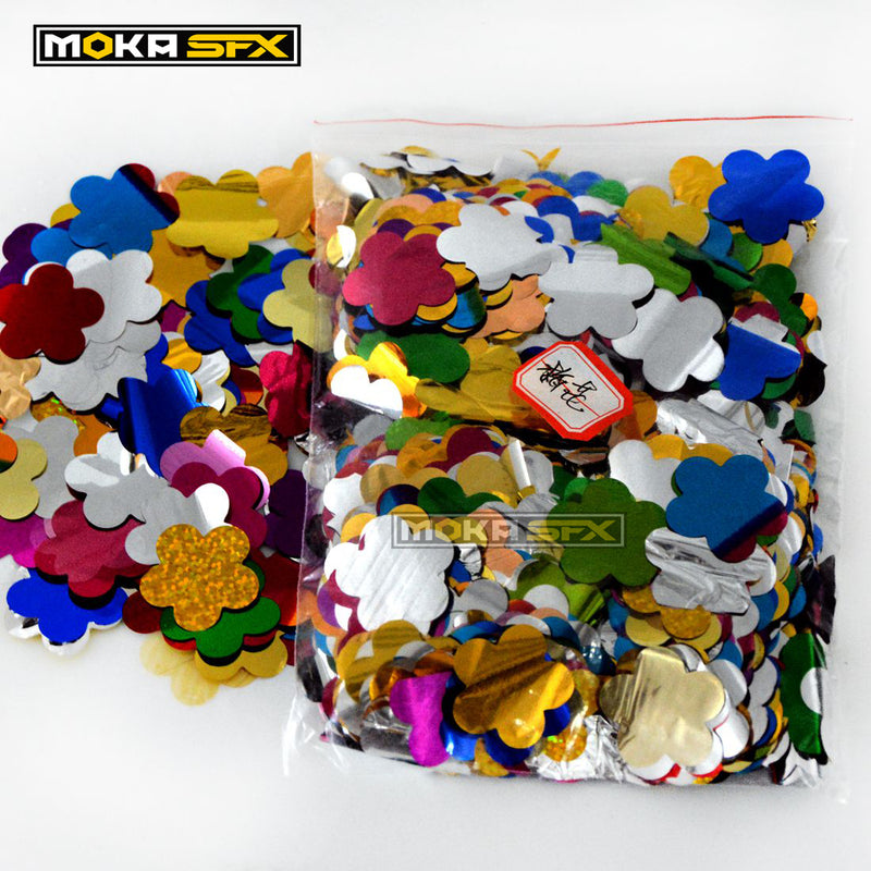 MOKA SFX Colorful Flower metallic confetti  for Birthday Parties and Weddings (5kg/pack)