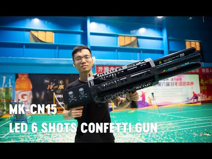 MOKA SFX MK-CN15 6-Shot Led Confetti Blaster Gun