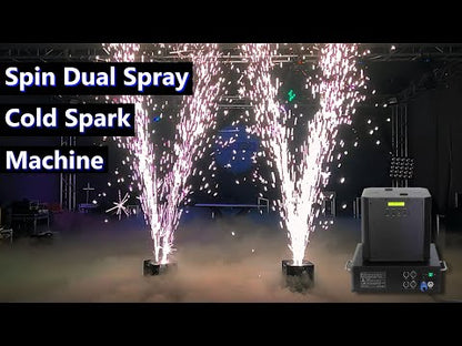 MOKA SFX E18 Rotate Cold Spark machine 1300w Dual Spin Sparkle