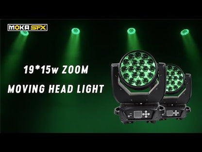 MOKA SFX  EPL 19×15 Focusing LED Moving Head Wash Light