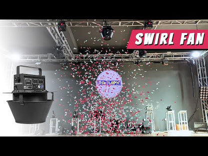 MOKA SFX MK-CN08 DMX/Remote Control Hanging Swirl Confetti Machine